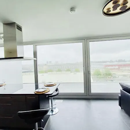 Brand New 2 Bedrooms Penthouse In Center, Terrace And Parking 152 Apartment Luxembourg